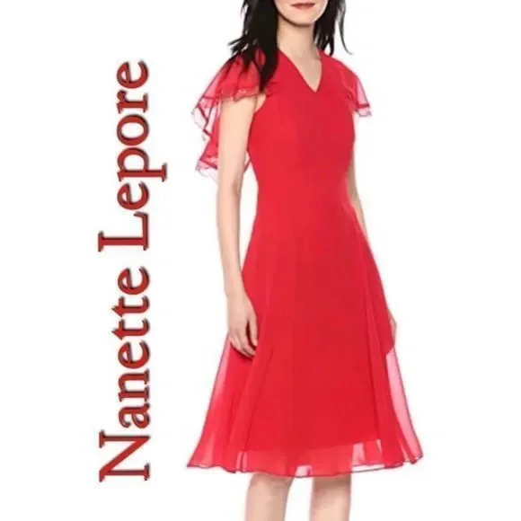 Nanette Lepore | Dresses | 46 Nanettelepore Red Riding Hood Nwt Size 0 |  Poshmark